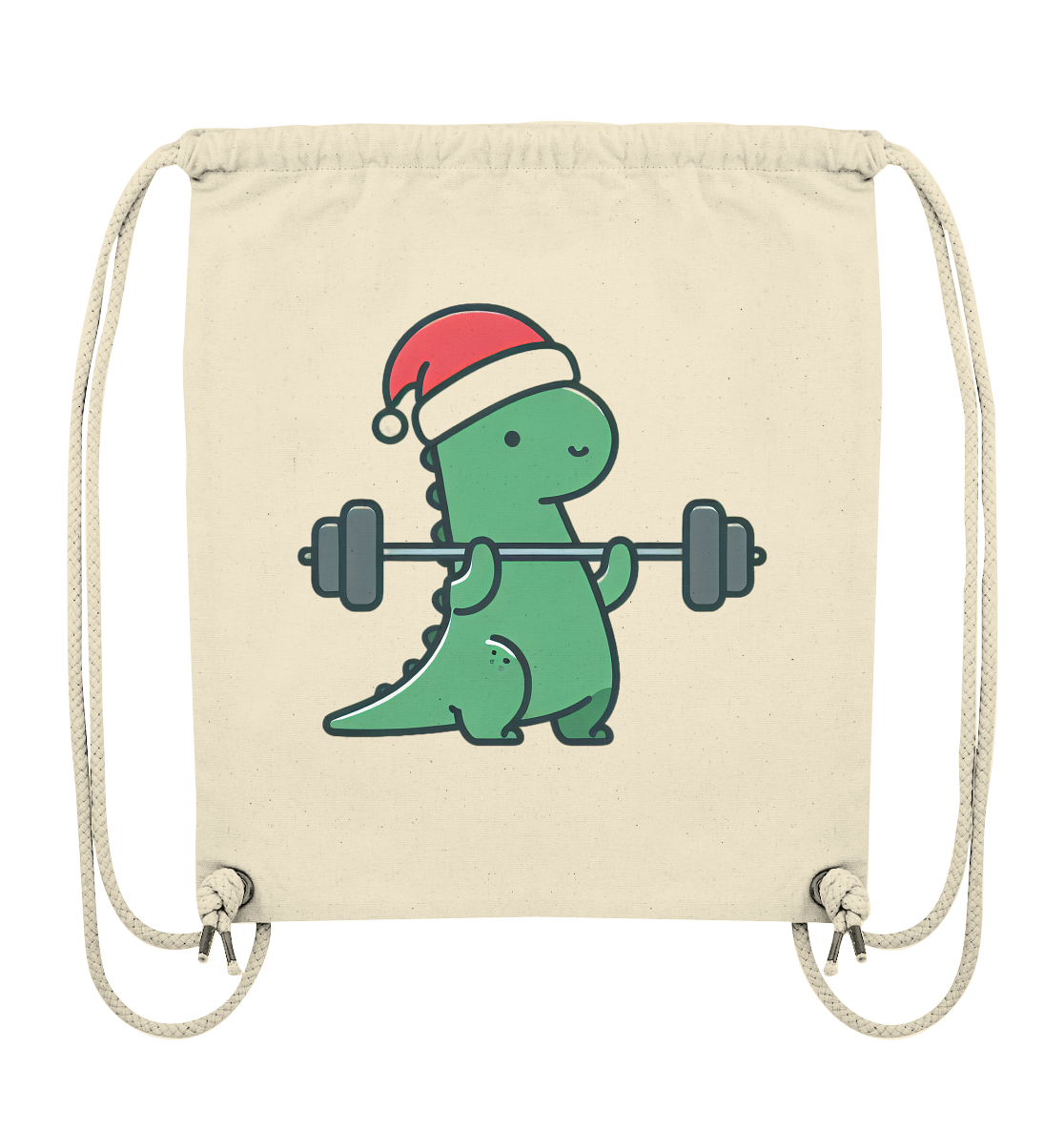 Dino Sport Weihnachten - Organic Gym-Bag