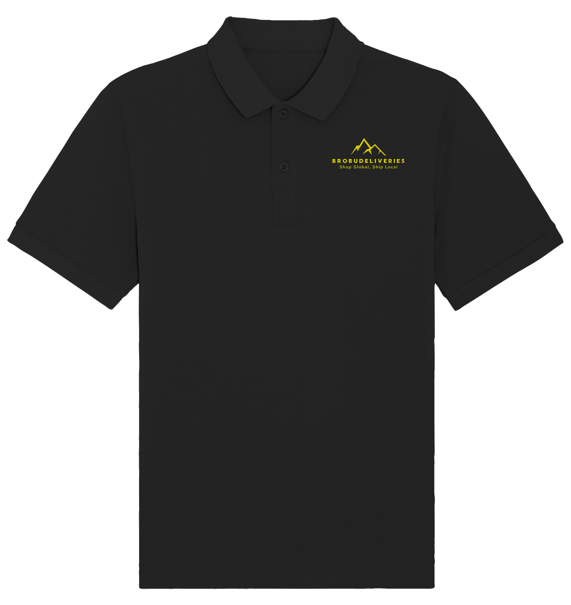 BroBuDeliveries Design - Organic Poloshirt (Stick)