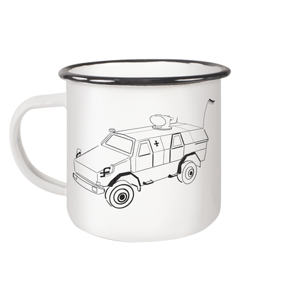 Dingo - Emaille Tasse (Black)