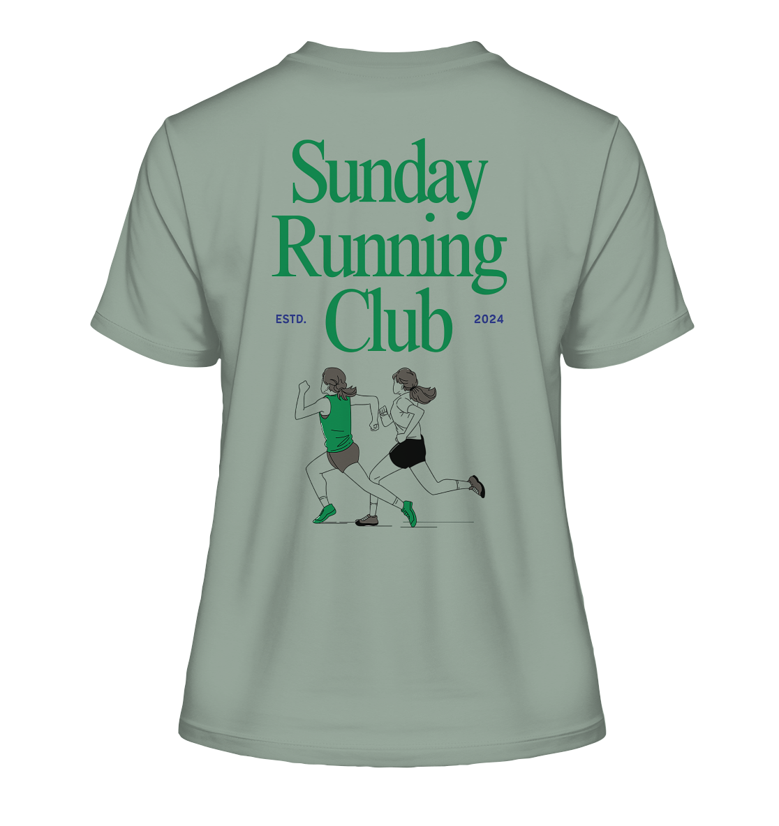 SUNDAY RUNNING CLUB - Fitted Ladies Organic Shirt