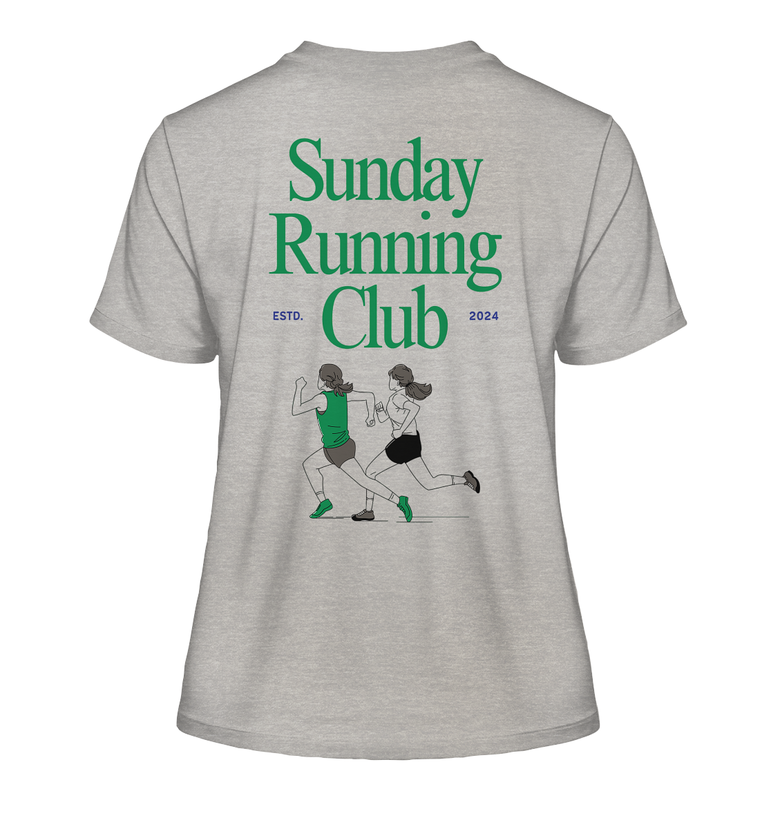 SUNDAY RUNNING CLUB - Fitted Ladies Organic Shirt