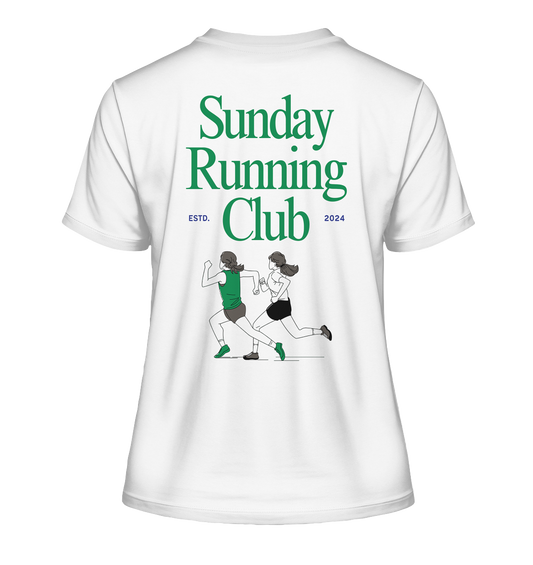 SUNDAY RUNNING CLUB - Fitted Ladies Organic Shirt