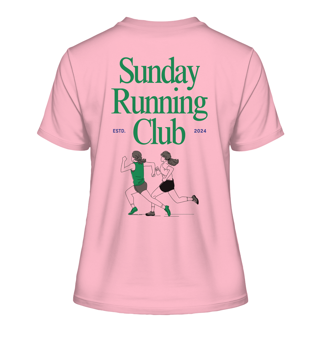 SUNDAY RUNNING CLUB - Fitted Ladies Organic Shirt