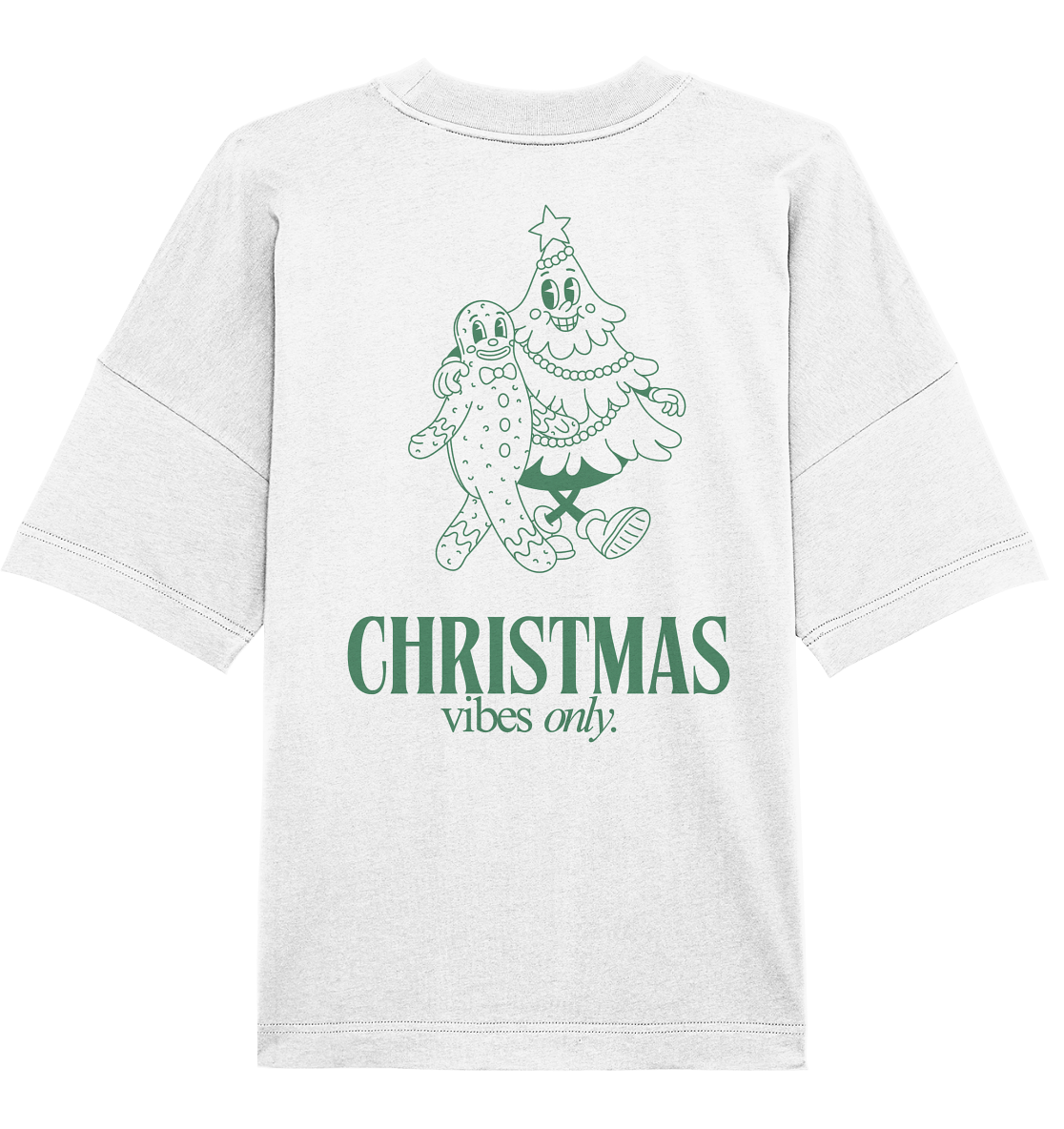 CHRISTMAS VIBES - Organic Oversize Shirt