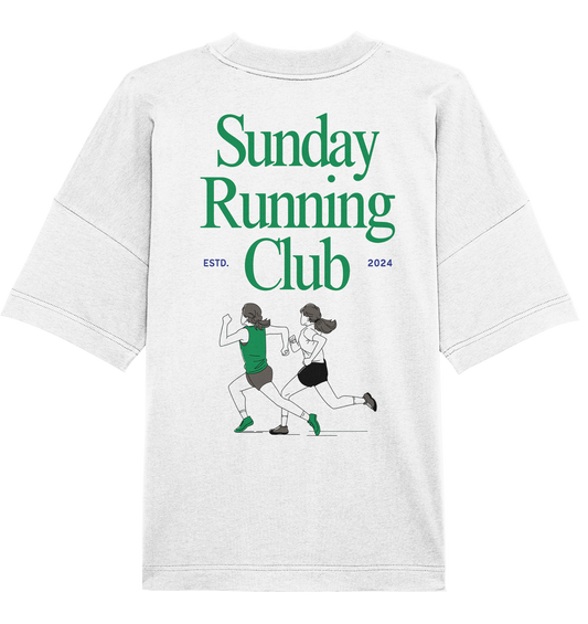SUNDAY RUNNING CLUB - Organic Oversize Shirt