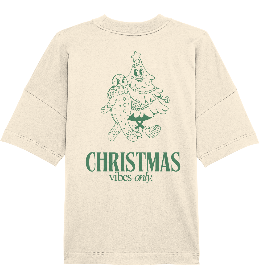CHRISTMAS VIBES - Organic Oversize Shirt