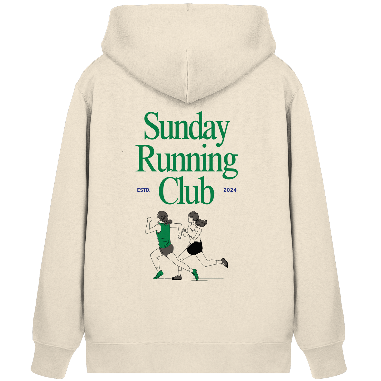 SUNDAY RUNNING CLUB - Organic Zipper