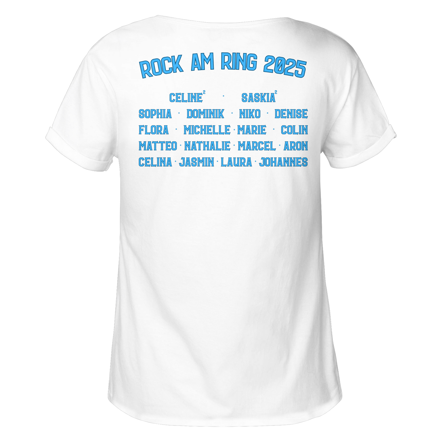 RaR 2025 Gang_02 - Womens Roll-Up T-Shirt