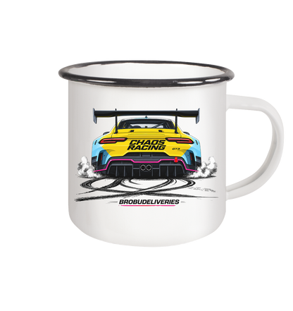 Chaos Racing 02 - Emaille Tasse (Black)