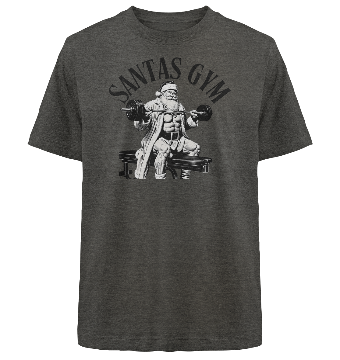 Santas Gym - Heavy Oversized Organic Shirt