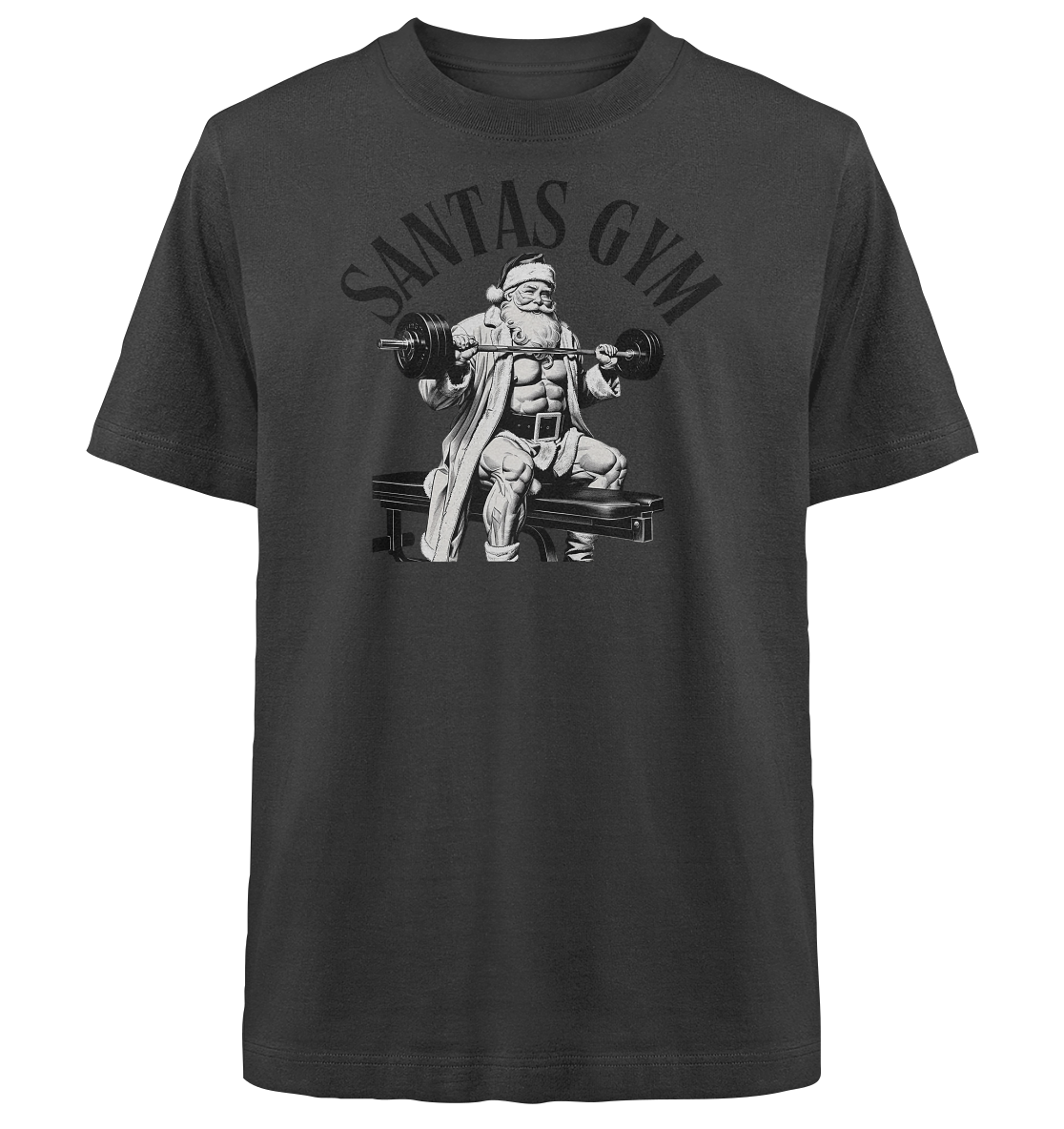 Santas Gym - Heavy Oversized Organic Shirt