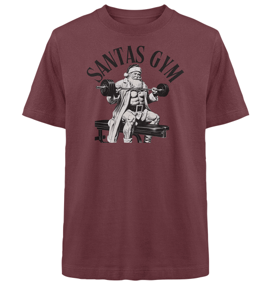 Santas Gym - Heavy Oversized Organic Shirt