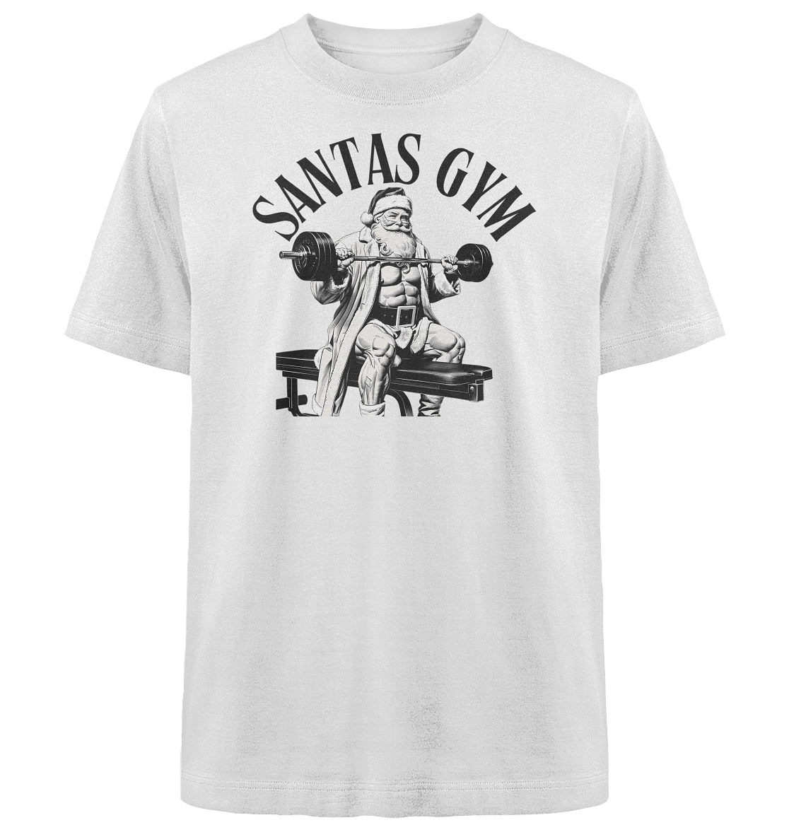 Santas Gym - Heavy Oversized Organic Shirt