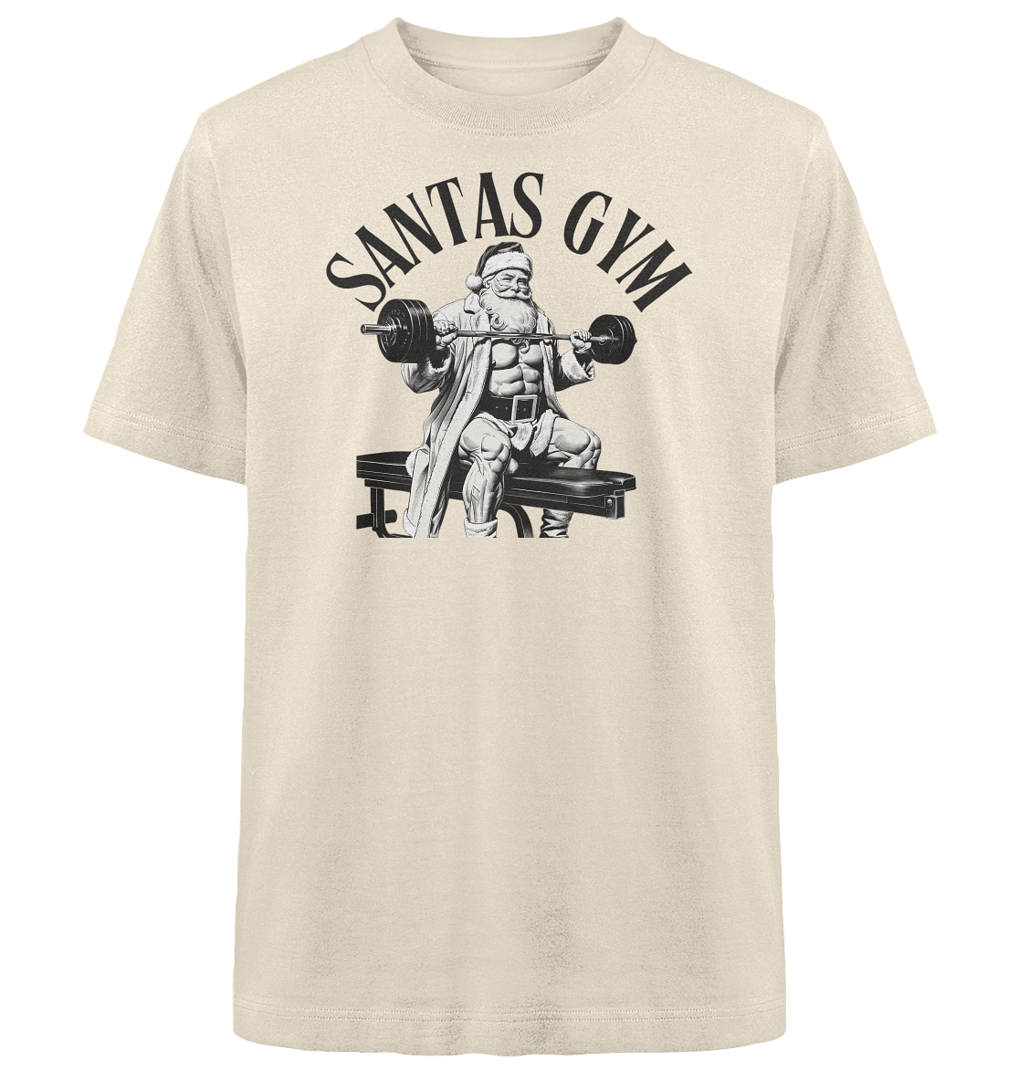 Santas Gym - Heavy Oversized Organic Shirt