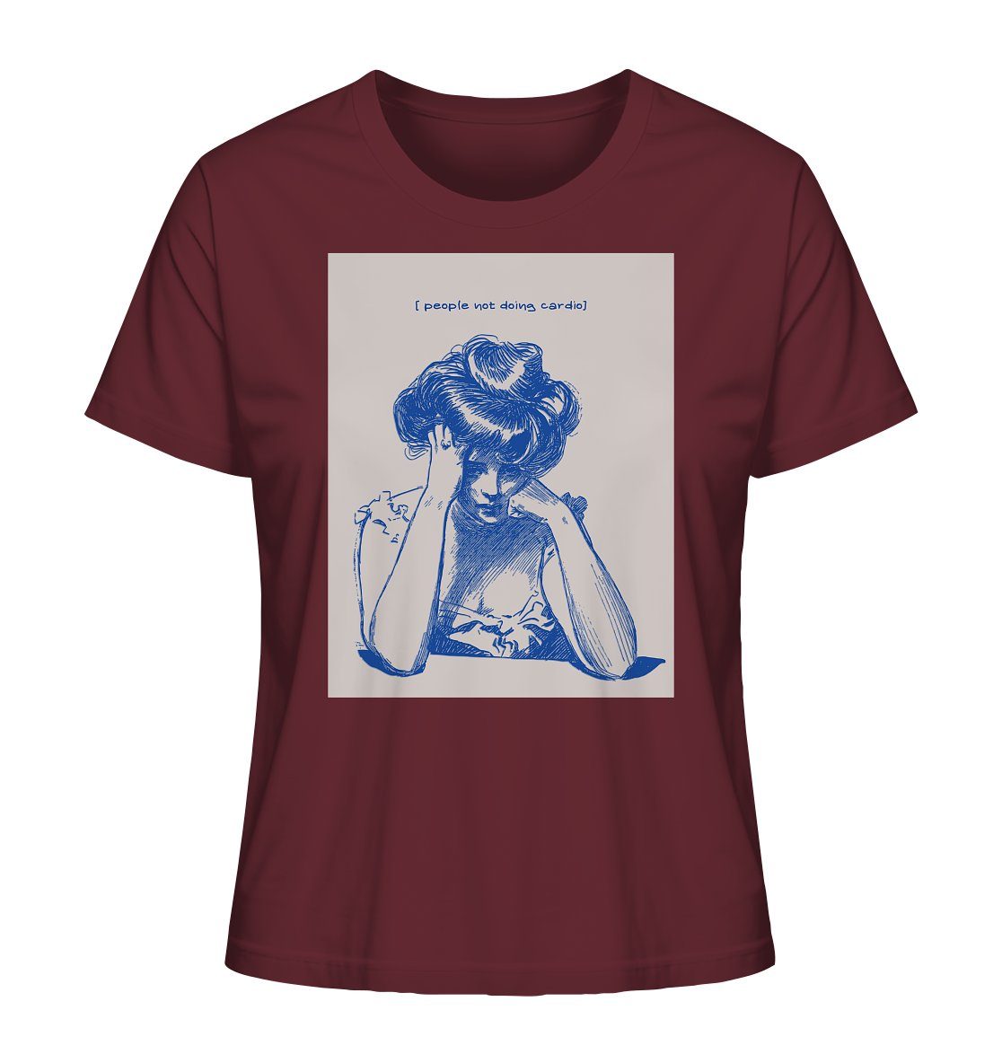People not doing Cardio - Ladies Organic Shirt