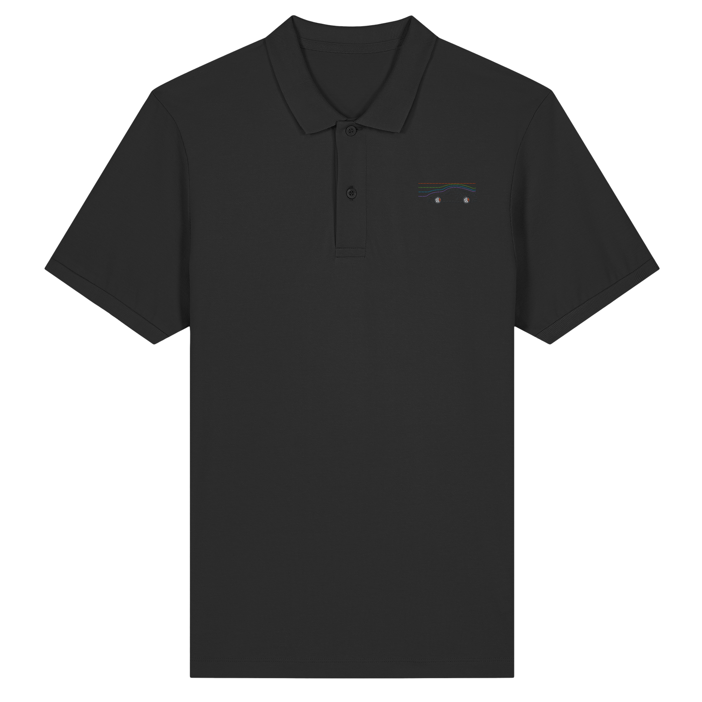 Wind Car Racer 02 - Organic Fitted Poloshirt