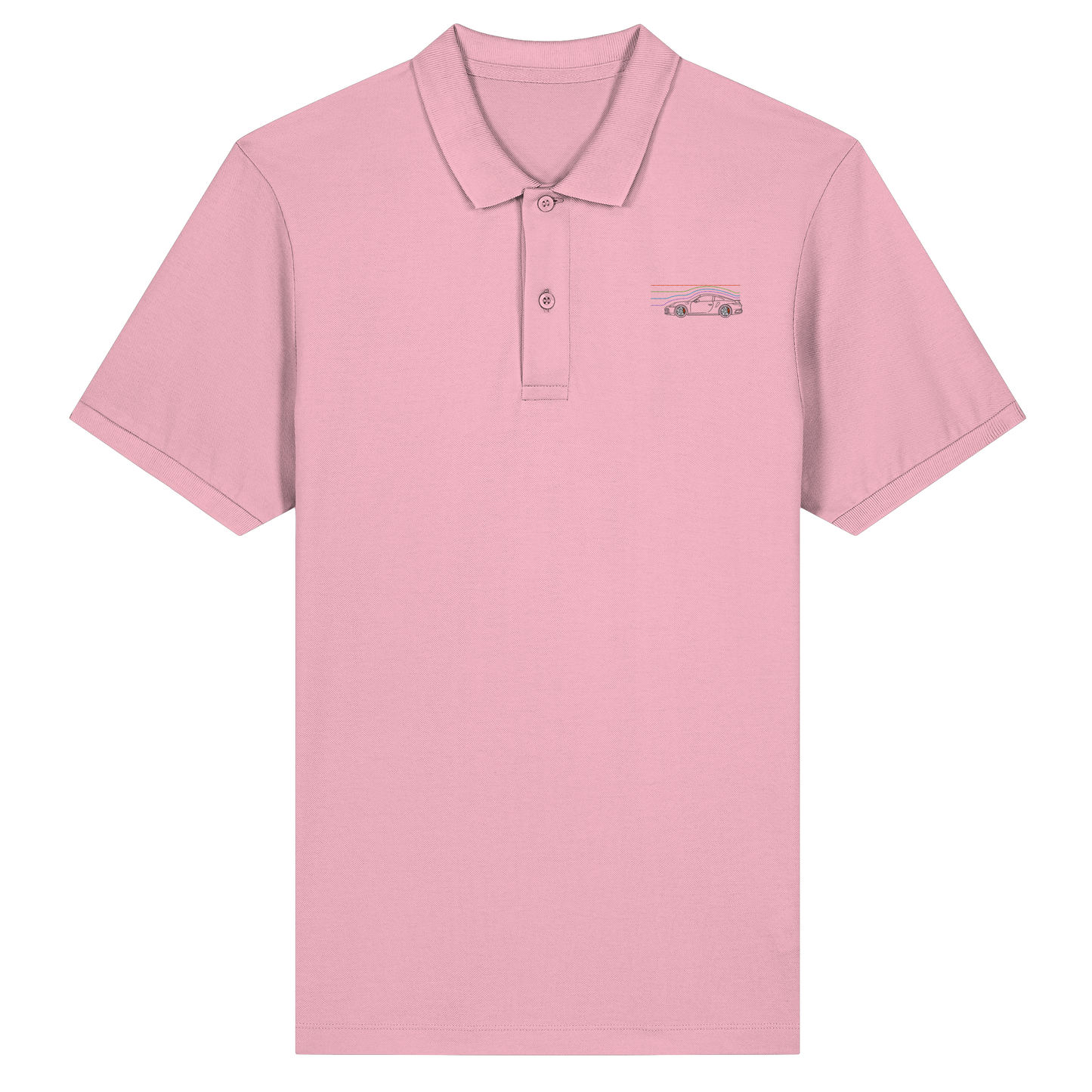 Wind Car Racer 02 - Organic Fitted Poloshirt