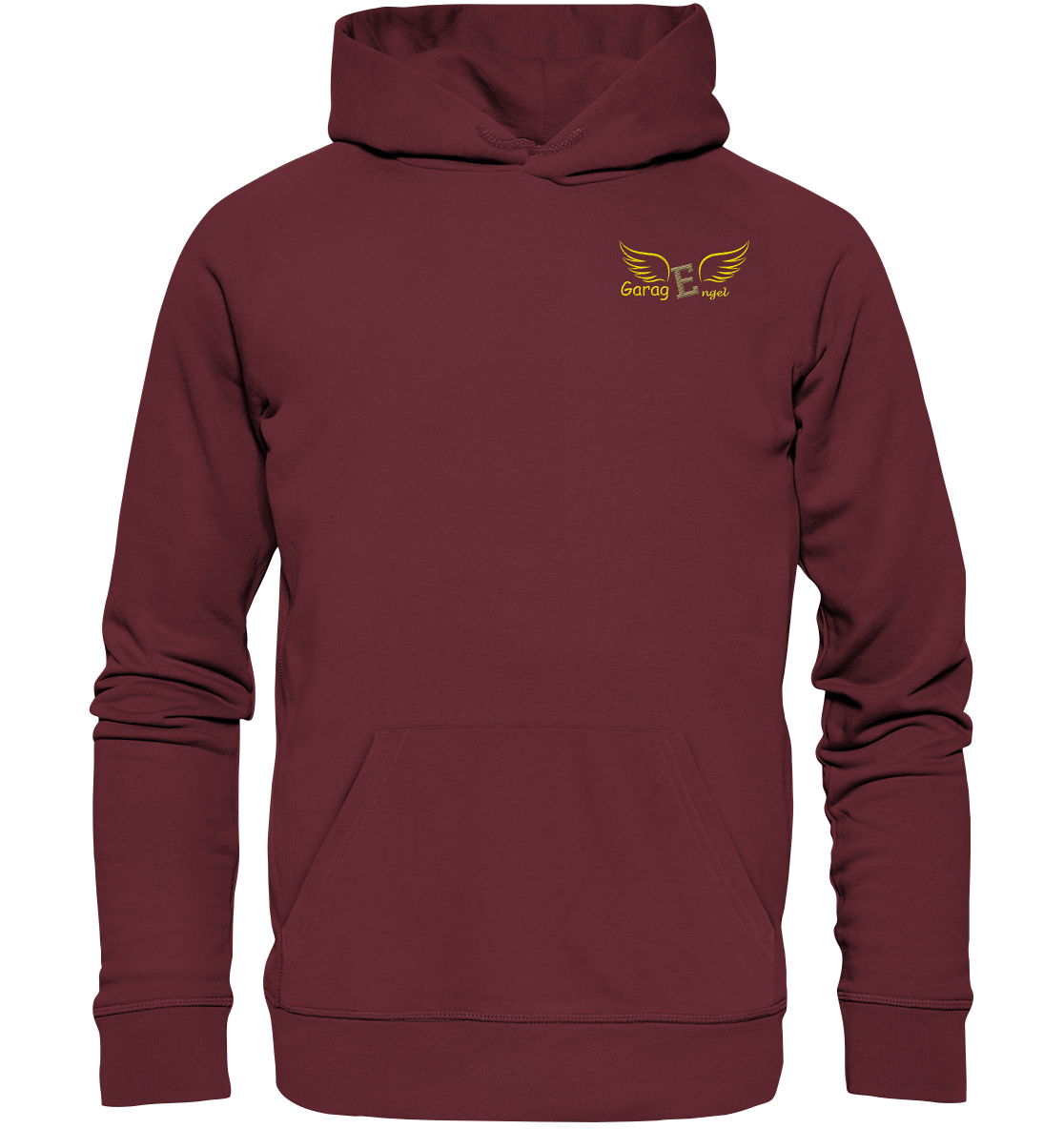 GaragEngel - Firmenlogo - 1 - Organic Hoodie (Stick)