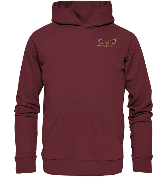GaragEngel - Firmenlogo - 1 - Organic Hoodie (Stick)