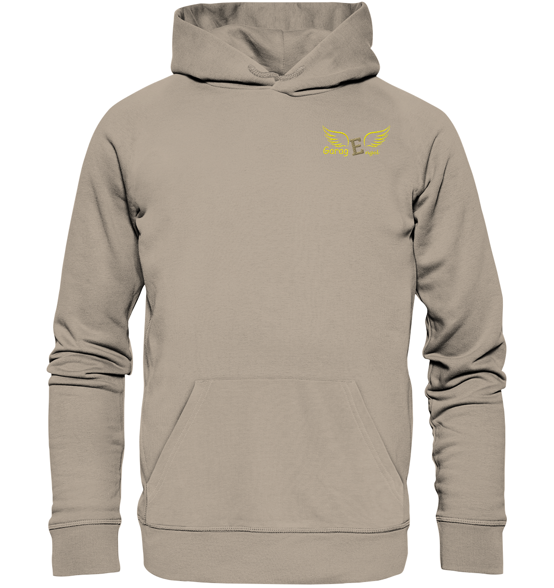 GaragEngel - Firmenlogo - 1 - Organic Hoodie (Stick)