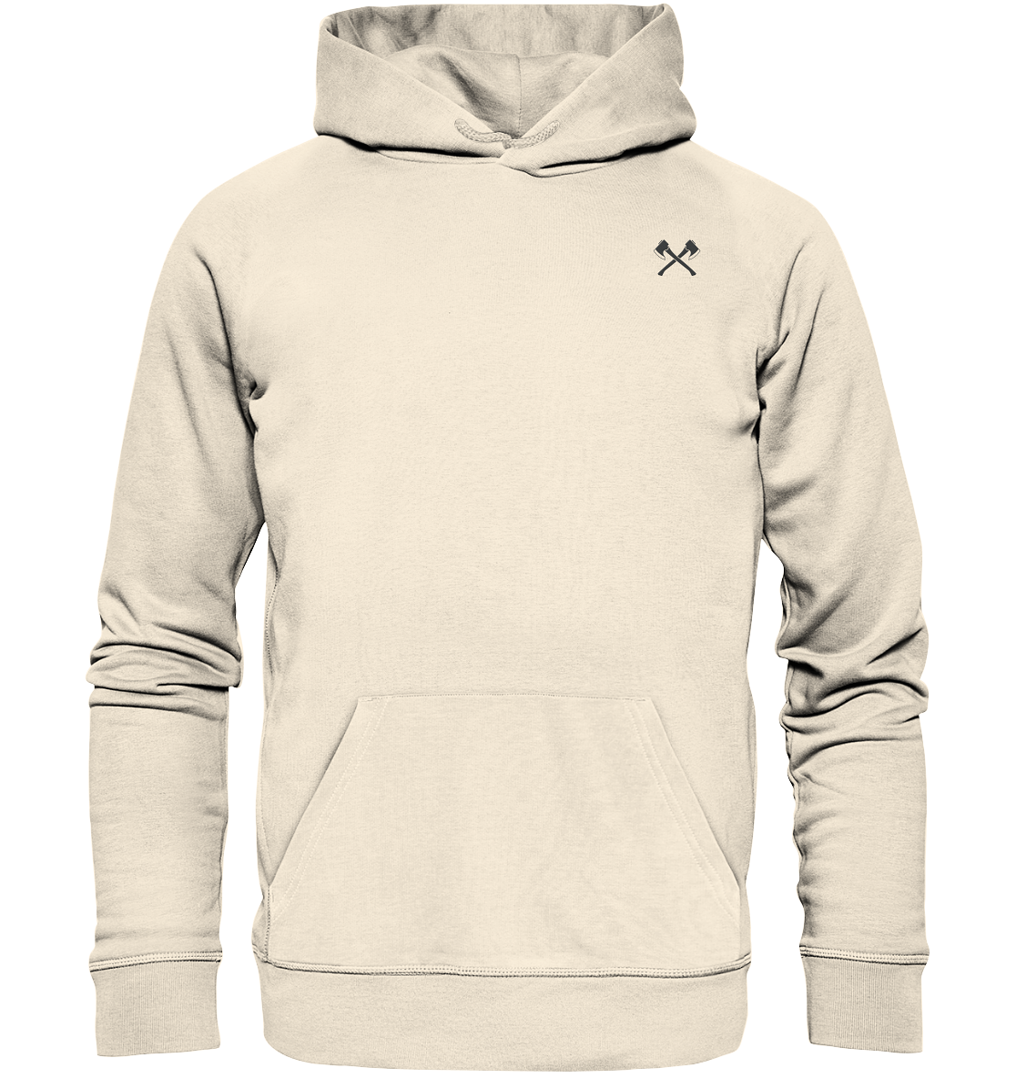 Retter_Feuerwehr_01 - Organic Hoodie (Stick)
