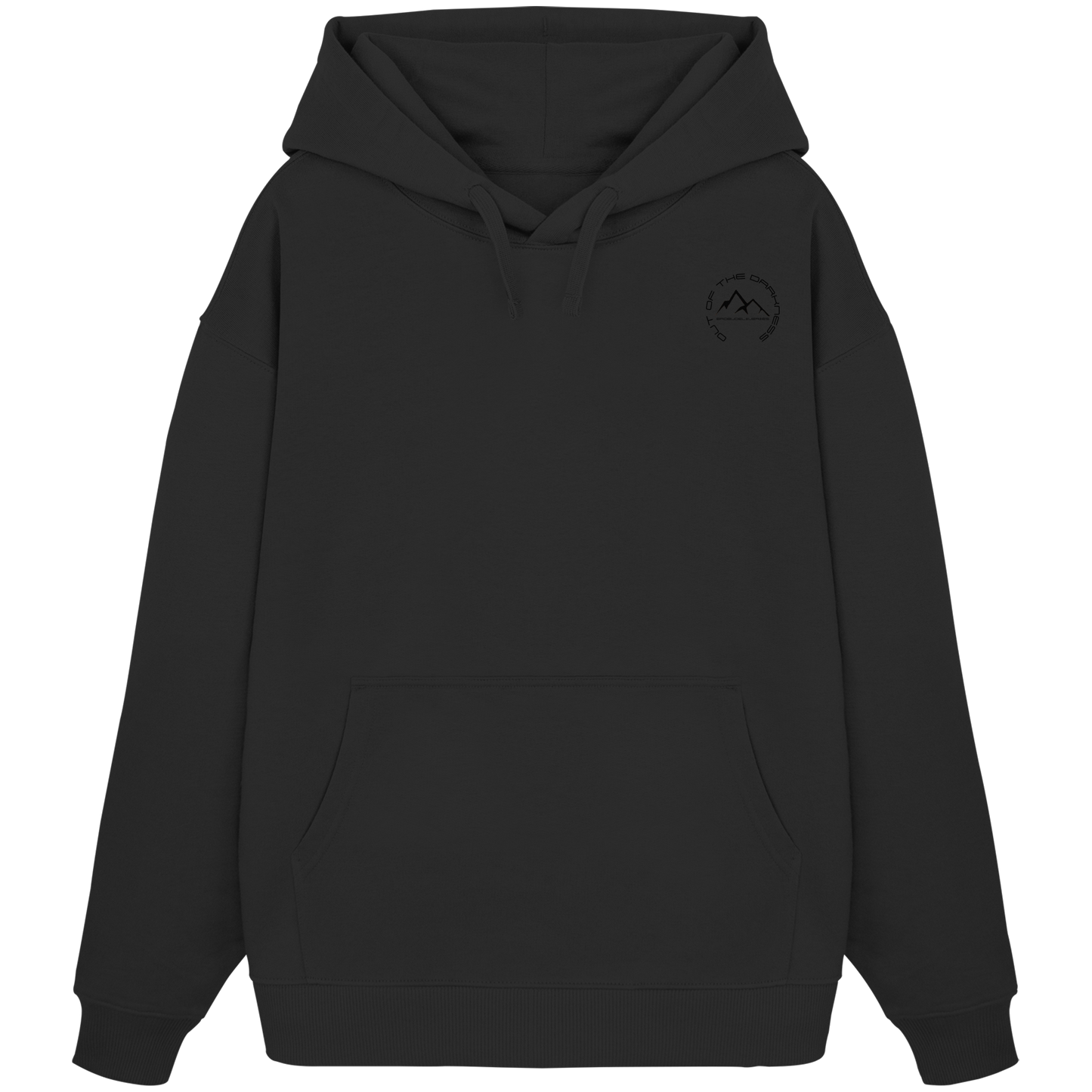 out of the darkness - Organic Oversize Hoodie