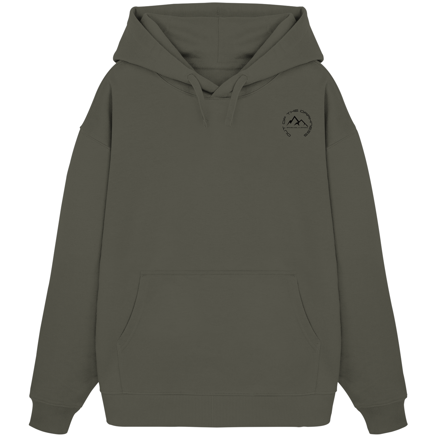 out of the darkness - Organic Oversize Hoodie