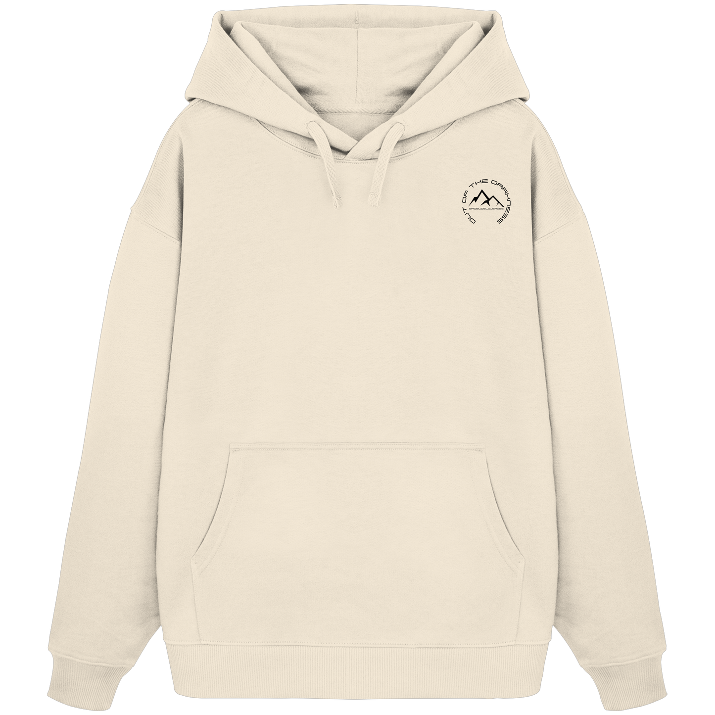 out of the darkness - Organic Oversize Hoodie