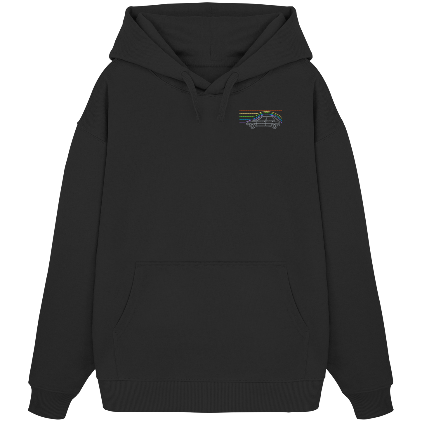 Car Wind Racer - Organic Oversize Hoodie (Stick)