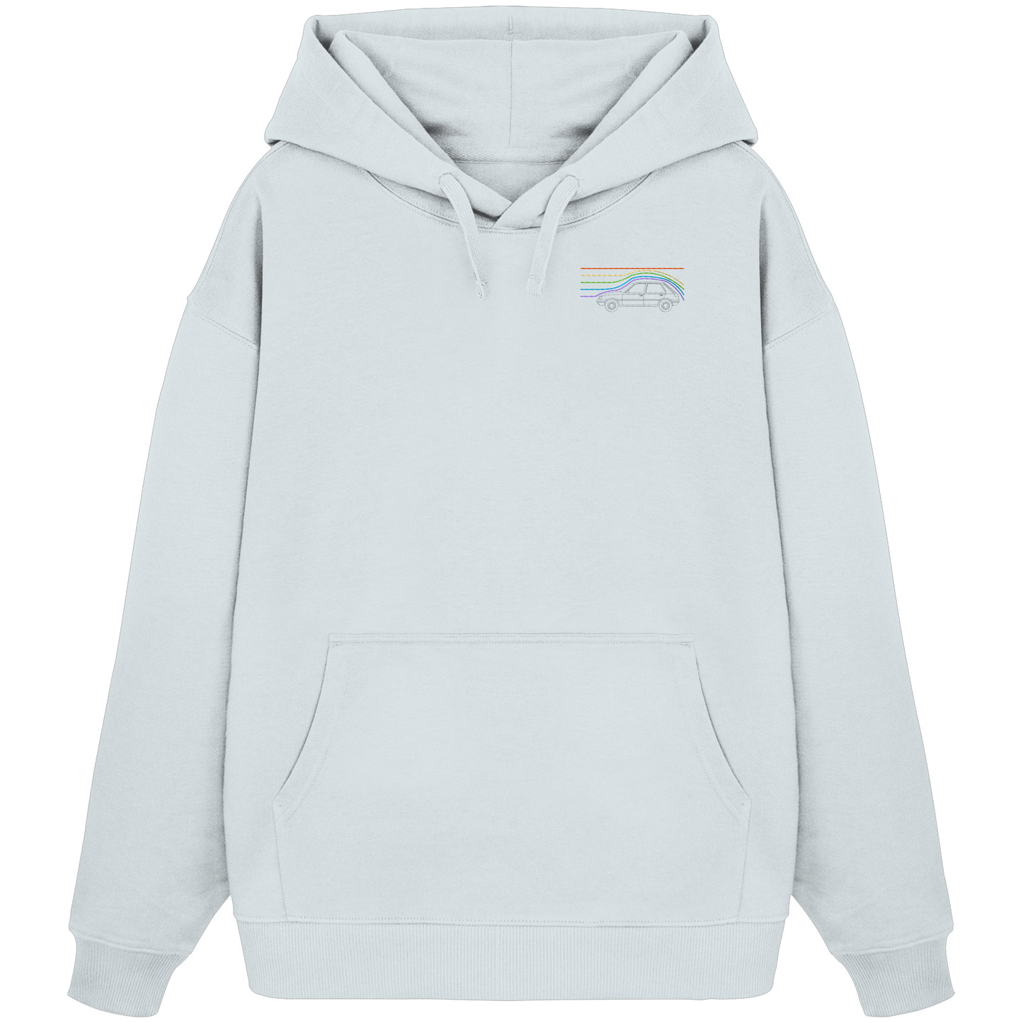 Car Wind Racer - Organic Oversize Hoodie (Stick)