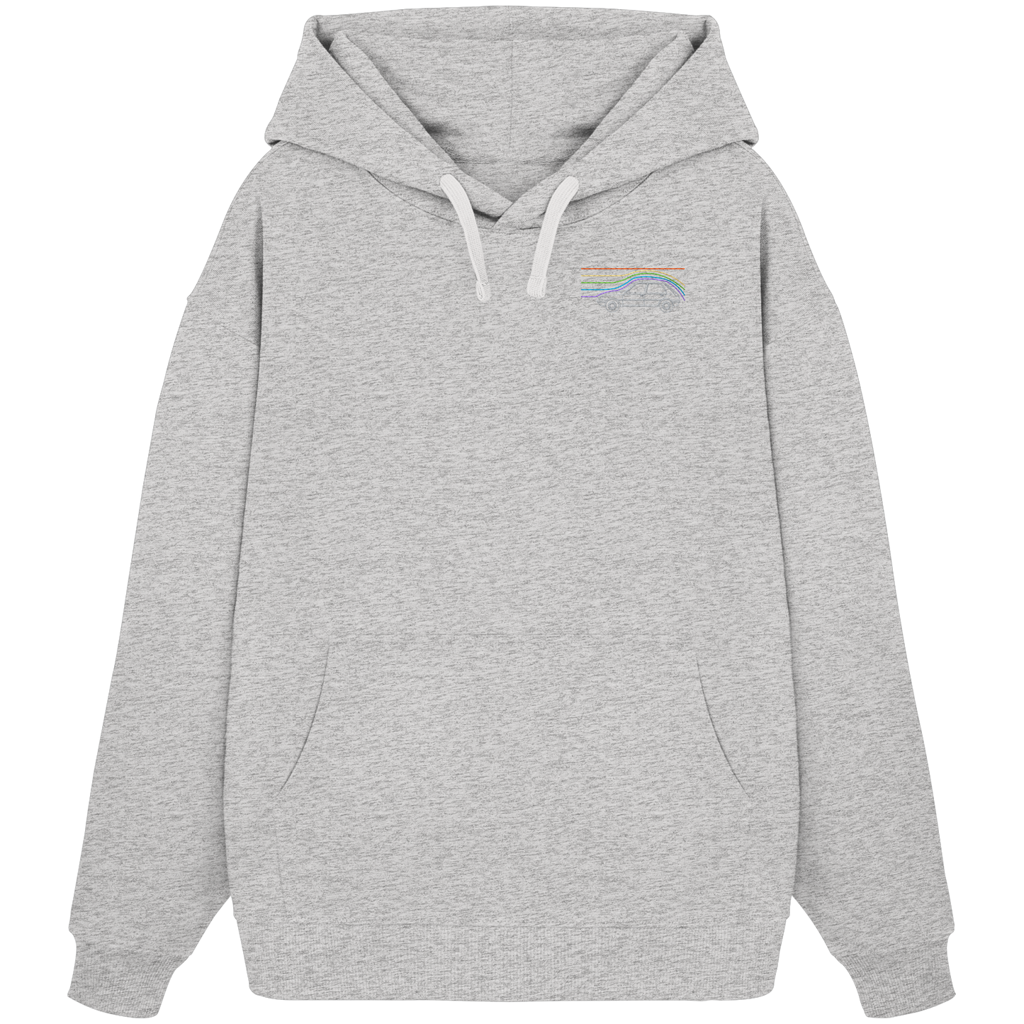 Car Wind Racer - Organic Oversize Hoodie (Stick)