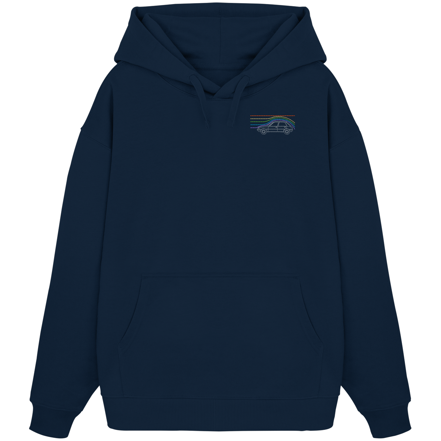 Car Wind Racer - Organic Oversize Hoodie (Stick)