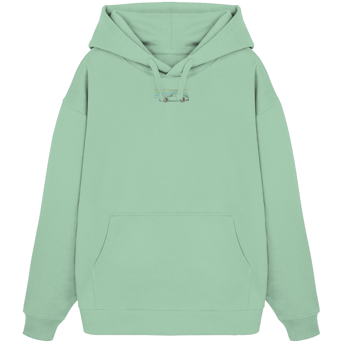 Wind Car Racer 02 - Organic Oversize Hoodie (Stick)