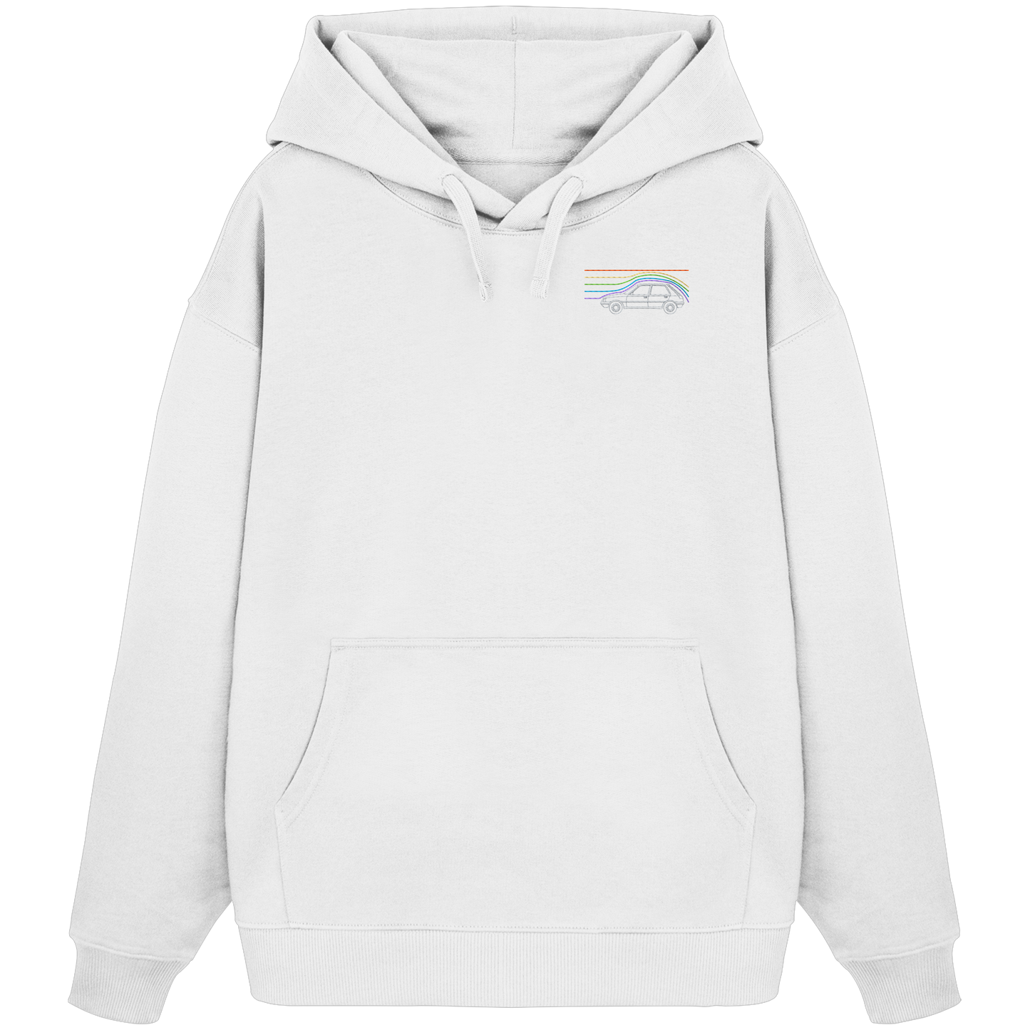 Car Wind Racer - Organic Oversize Hoodie (Stick)