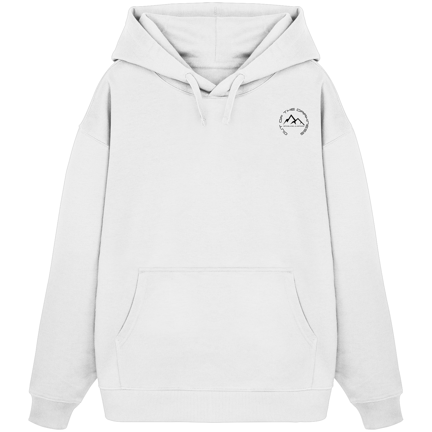 out of the darkness - Organic Oversize Hoodie