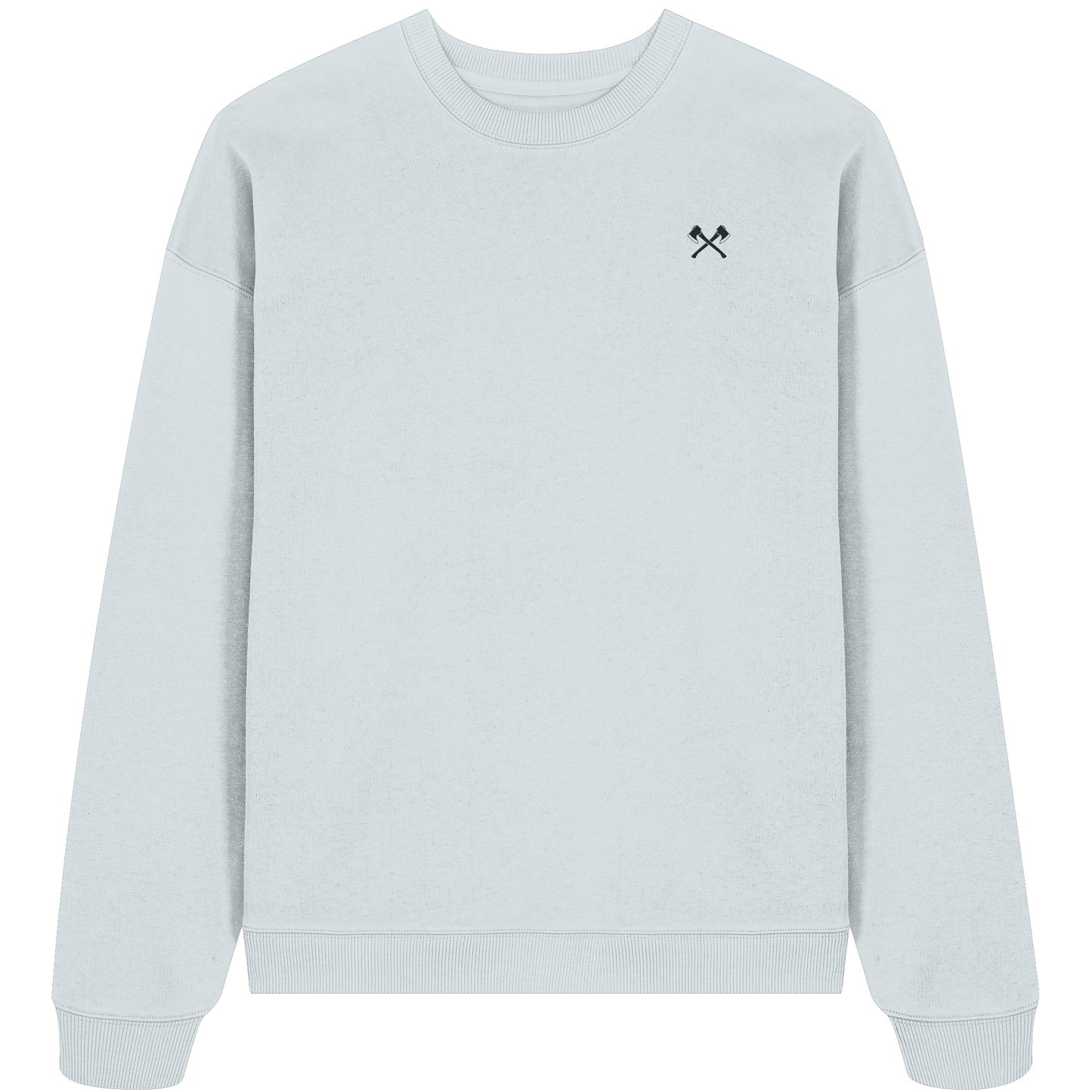 Retter_Feuerwehr_01 - Organic Oversize Sweatshirt (Stick)