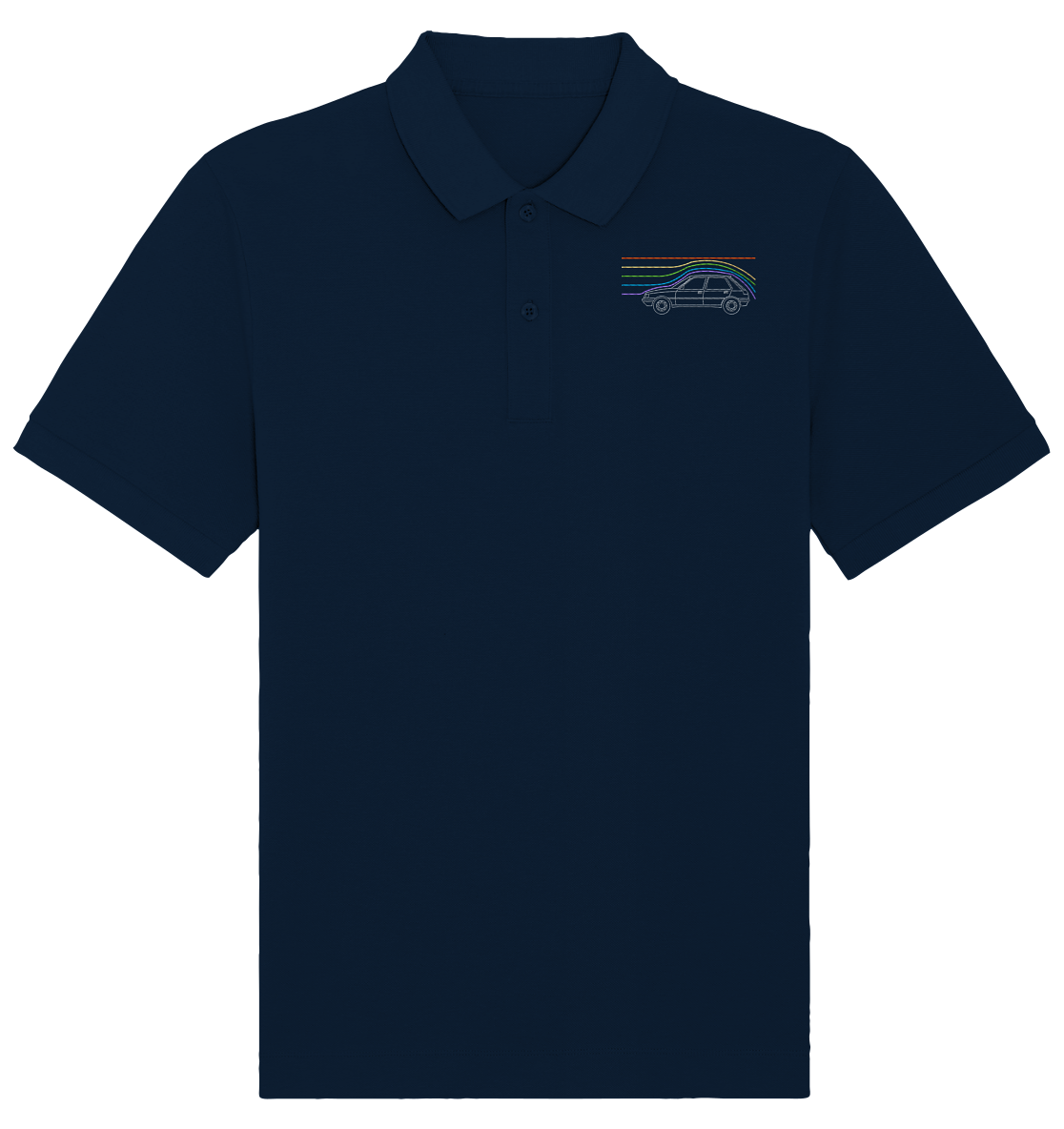 Car Wind Racer - Organic Poloshirt (Stick)