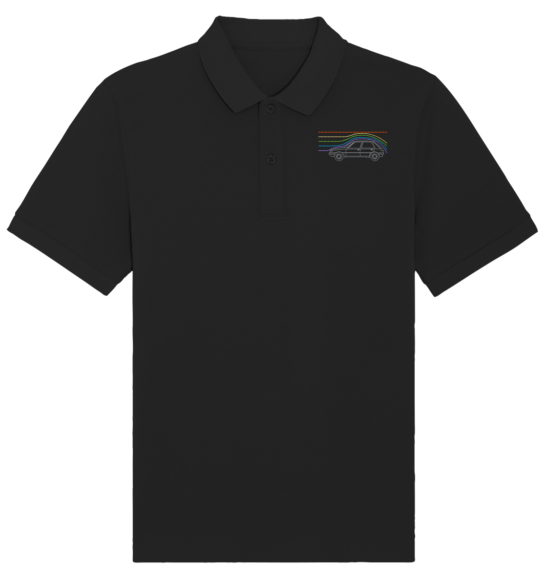 Car Wind Racer - Organic Poloshirt (Stick)