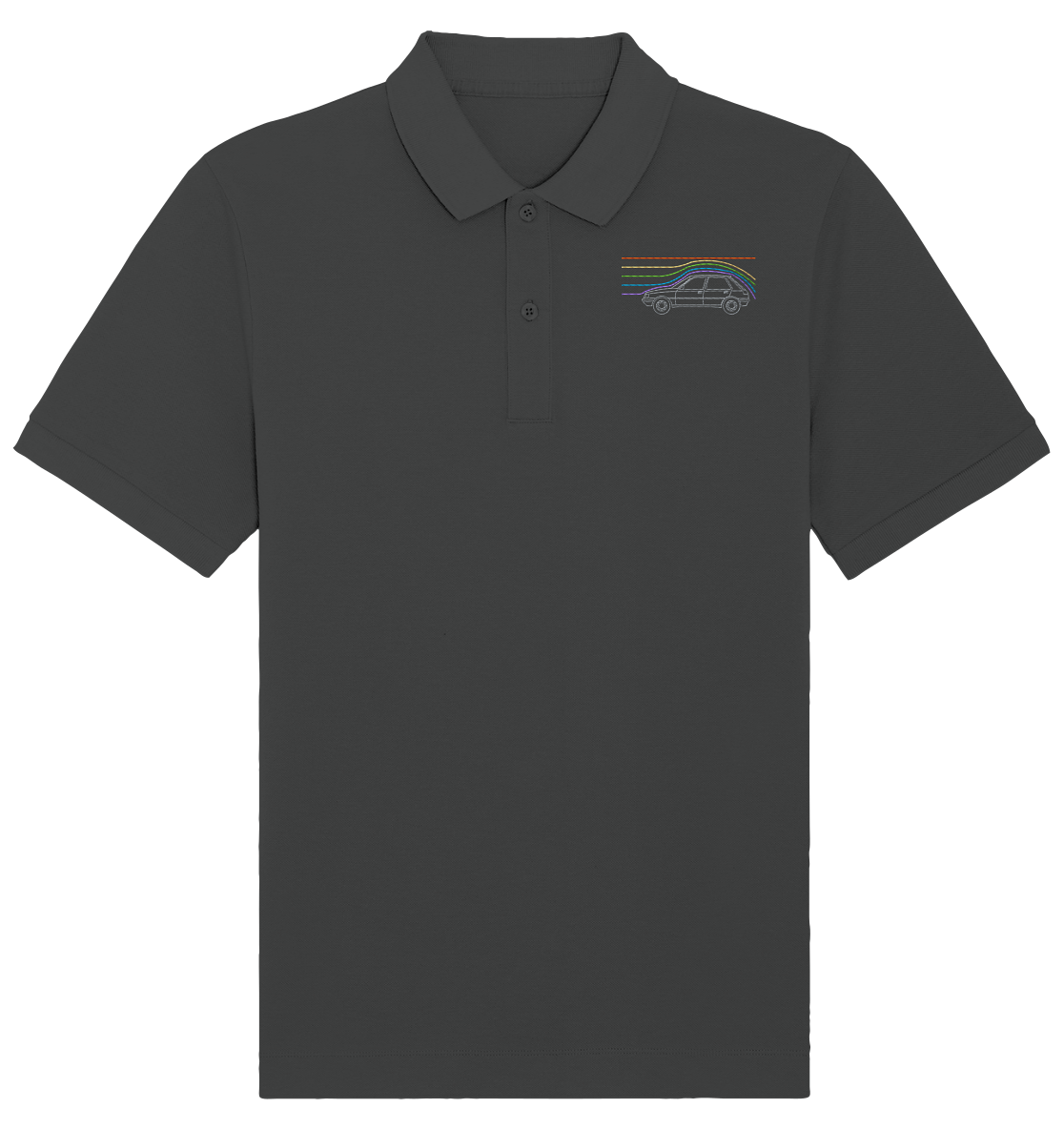 Car Wind Racer - Organic Poloshirt (Stick)