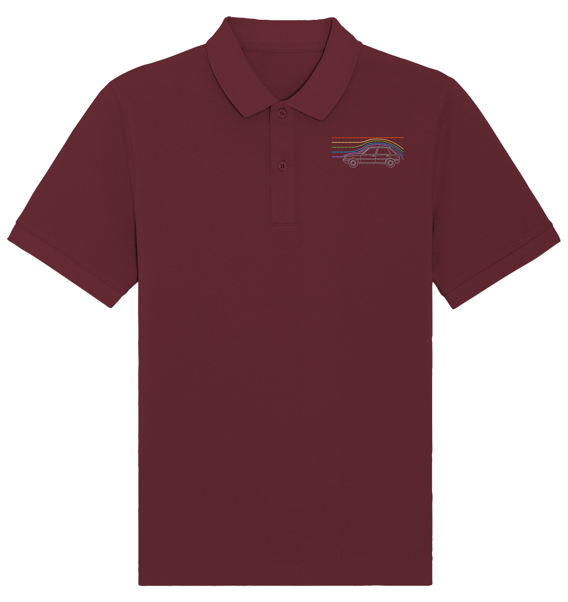 Car Wind Racer - Organic Poloshirt (Stick)