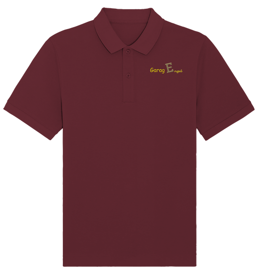 GaragEngel - Firmenlog - 2 - Organic Poloshirt (Stick)