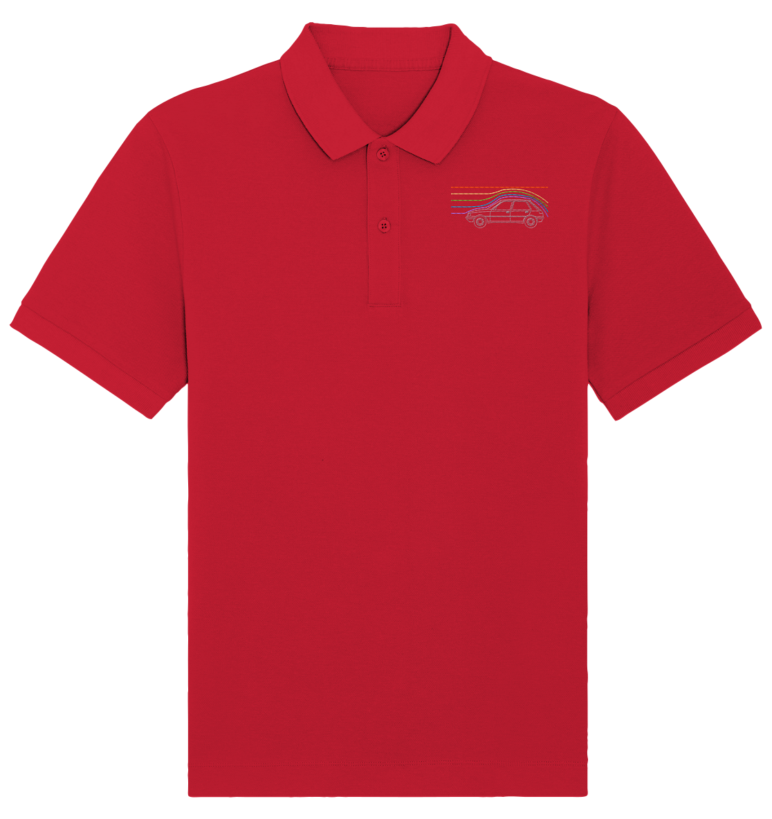 Car Wind Racer - Organic Poloshirt (Stick)