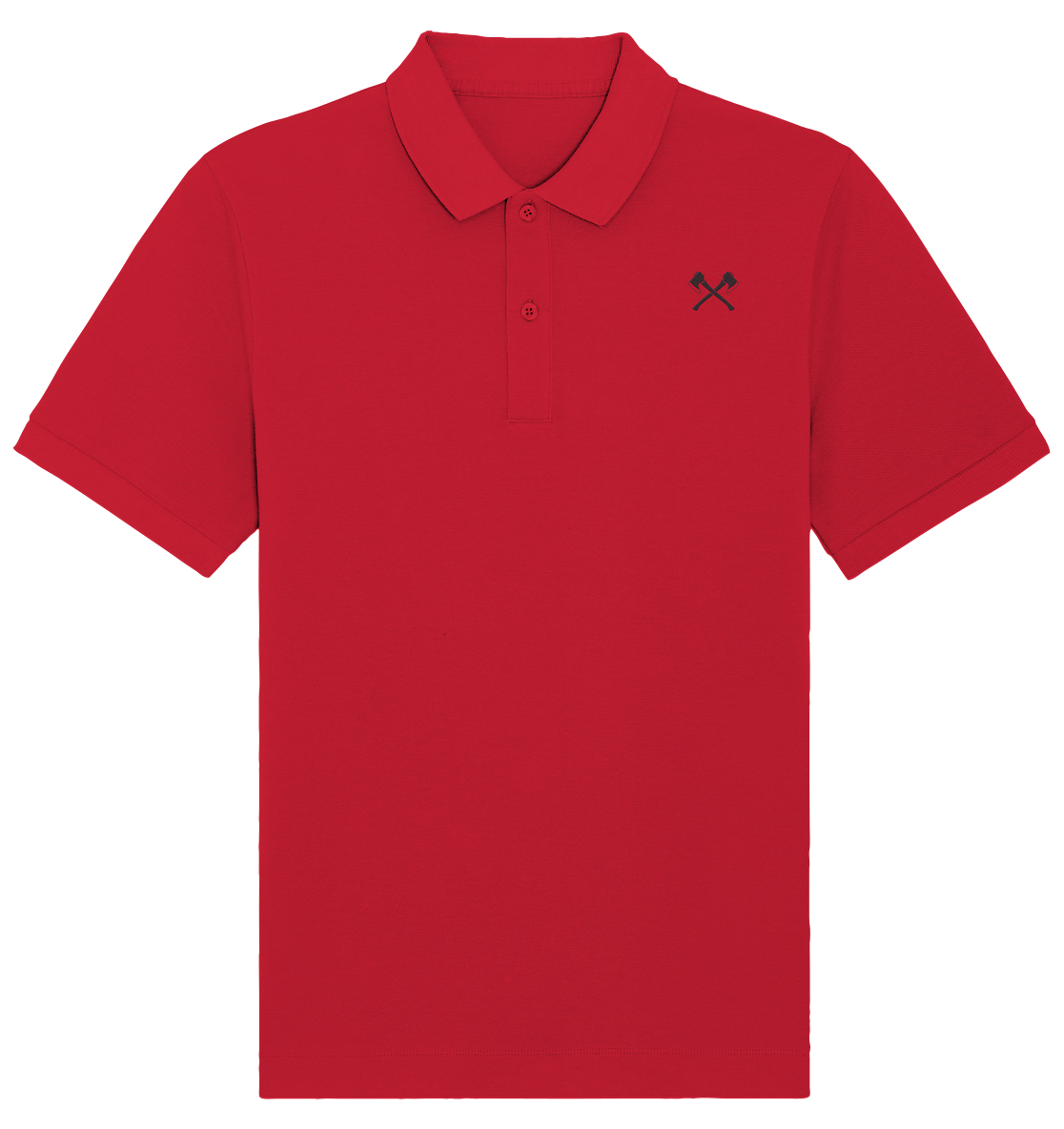 Retter_Feuerwehr_01 - Organic Poloshirt (Stick)