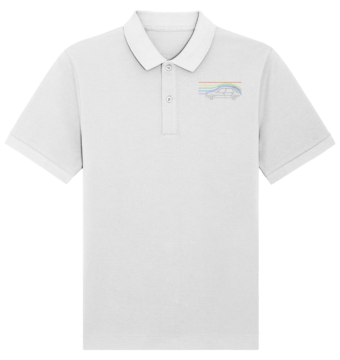 Car Wind Racer - Organic Poloshirt (Stick)